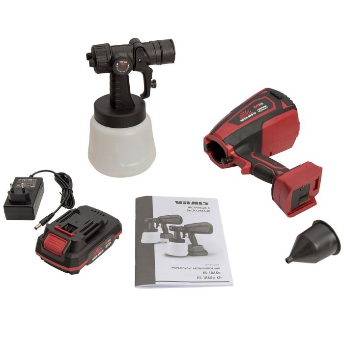 Фарбопульт акумуляторний Vitals Master ES 1865с kit