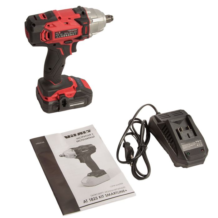Гайкокрут акумуляторний Vitals Master AT 1825 Kit SmartLine+
