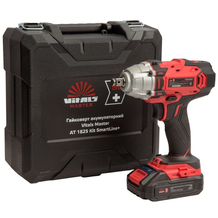 Гайкокрут акумуляторний Vitals Master AT 1825 Kit SmartLine+