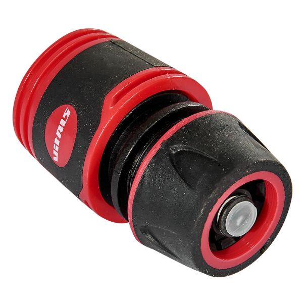 Коннектор с аквастопом 1/2" для шланга 1/2" Vitals Master