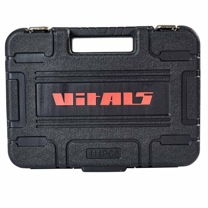Набор головок торцевых 1/4″ и 1/2″ 111 предметов Vitals Master Impact + Superlock