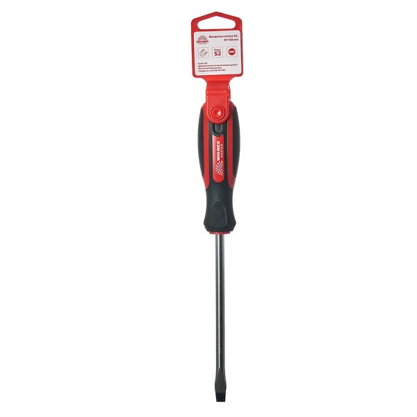 Отвертка плоская Vitals Master S2, 8х150 мм
