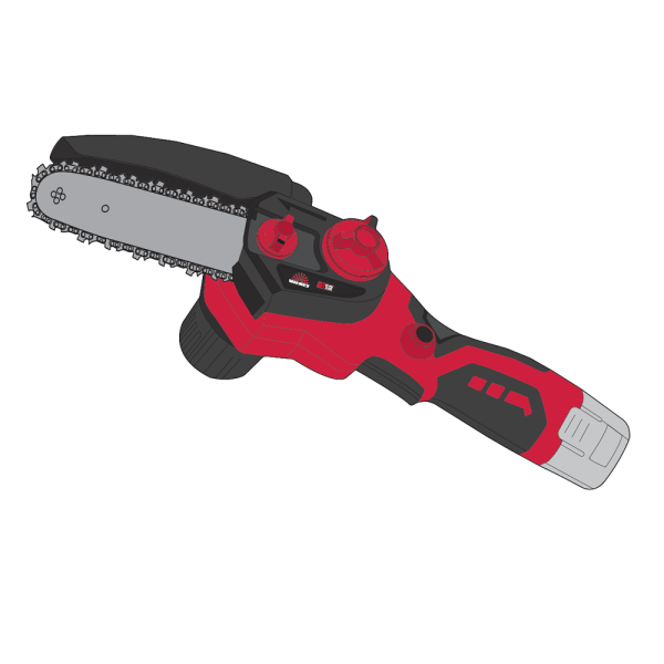 Пила ланцюгова акумуляторна Vitals AKZ 1210ck Kit