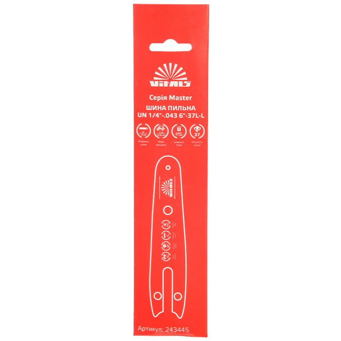 Шина пильна Vitals Master UN 1/4"-.043 6"-37l-L