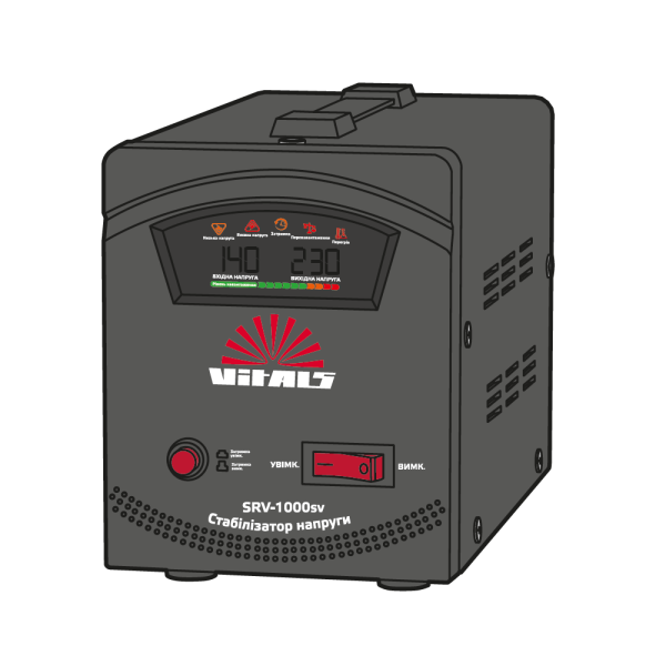 Стабилизатор напряжения Vitals SRV-1000sv