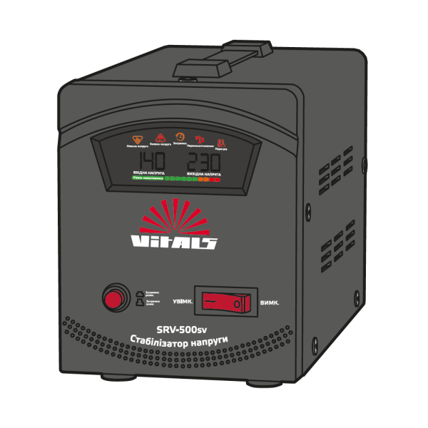 Стабилизатор напряжения Vitals SRV-500sv