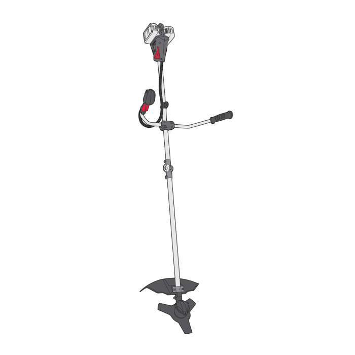 Коса акумуляторна Vitals Master AZT 3680-1n BL Kit